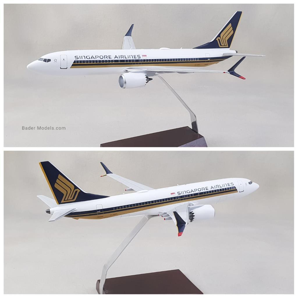 Singapore Airline - B737-8 max - (1:144)